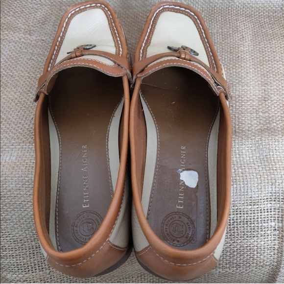 Etienne Aigner Leather Driving Loafer Sz7.5 - Picture 4 of 5